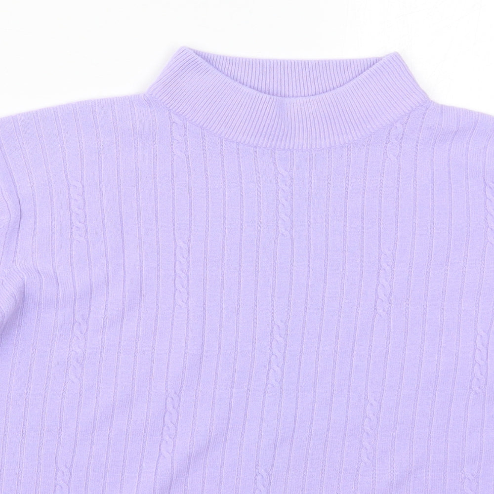 Womens UK Size L Bonmarché Purple Pullover Jumper