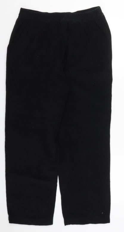 Womens UK Size 12 Isle Regular Fit  Black Trousers