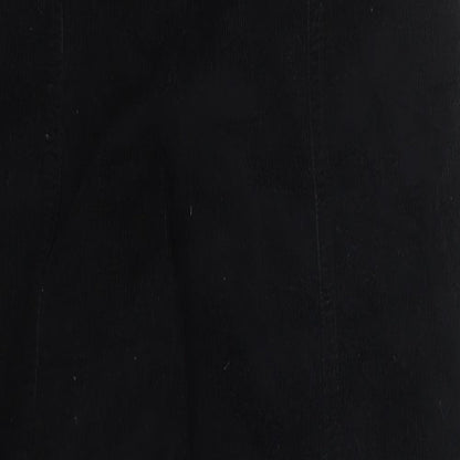 Womens UK Size 12 Isle Regular Fit  Black Trousers