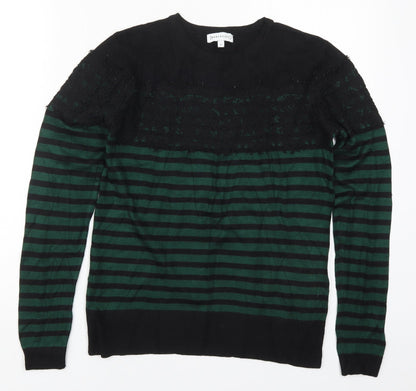 Womens UK Size 10 Warehouse Green Pullover Jumper