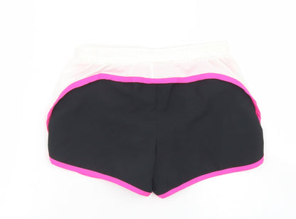 Layer 8 Womens Black Colourblock Polyester Hot Pants Shorts Size S L3 in Regular