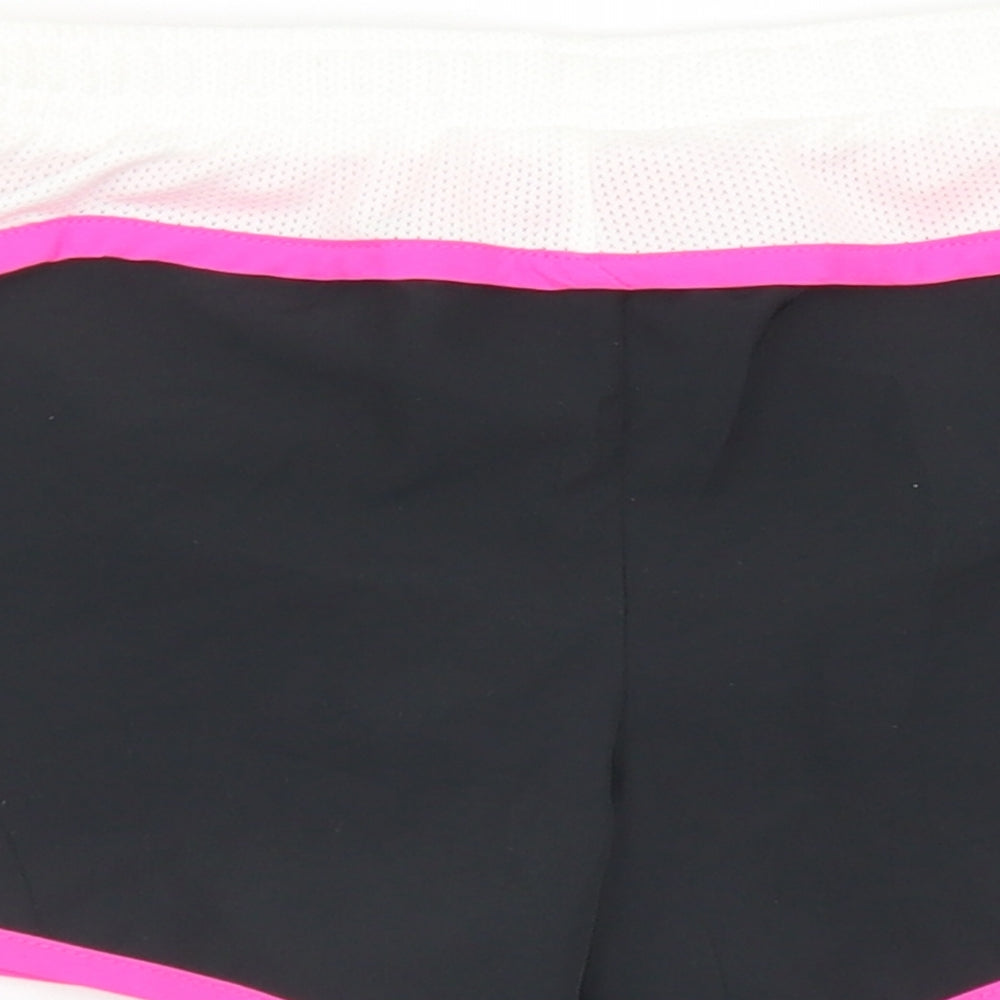 Layer 8 Womens Black Colourblock Polyester Hot Pants Shorts Size S L3 in Regular