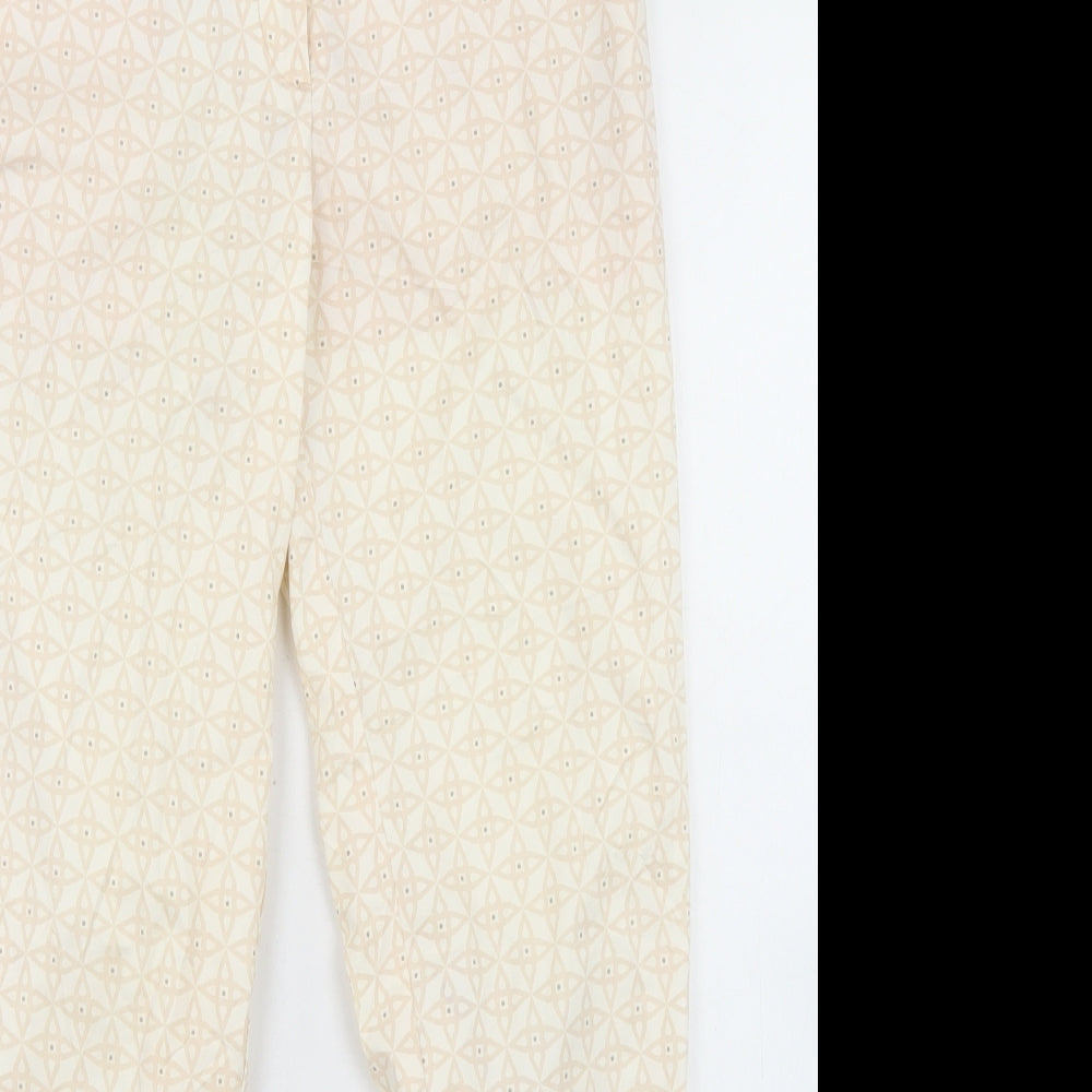 Womens UK Size 6 H&M Regular Fit Pedal Pusher Pink Trousers