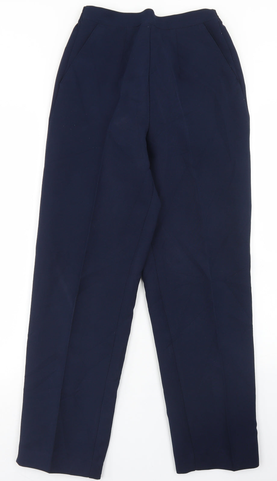 Womens UK Size 10 Amber Regular Fit Dress Pants Blue Trousers