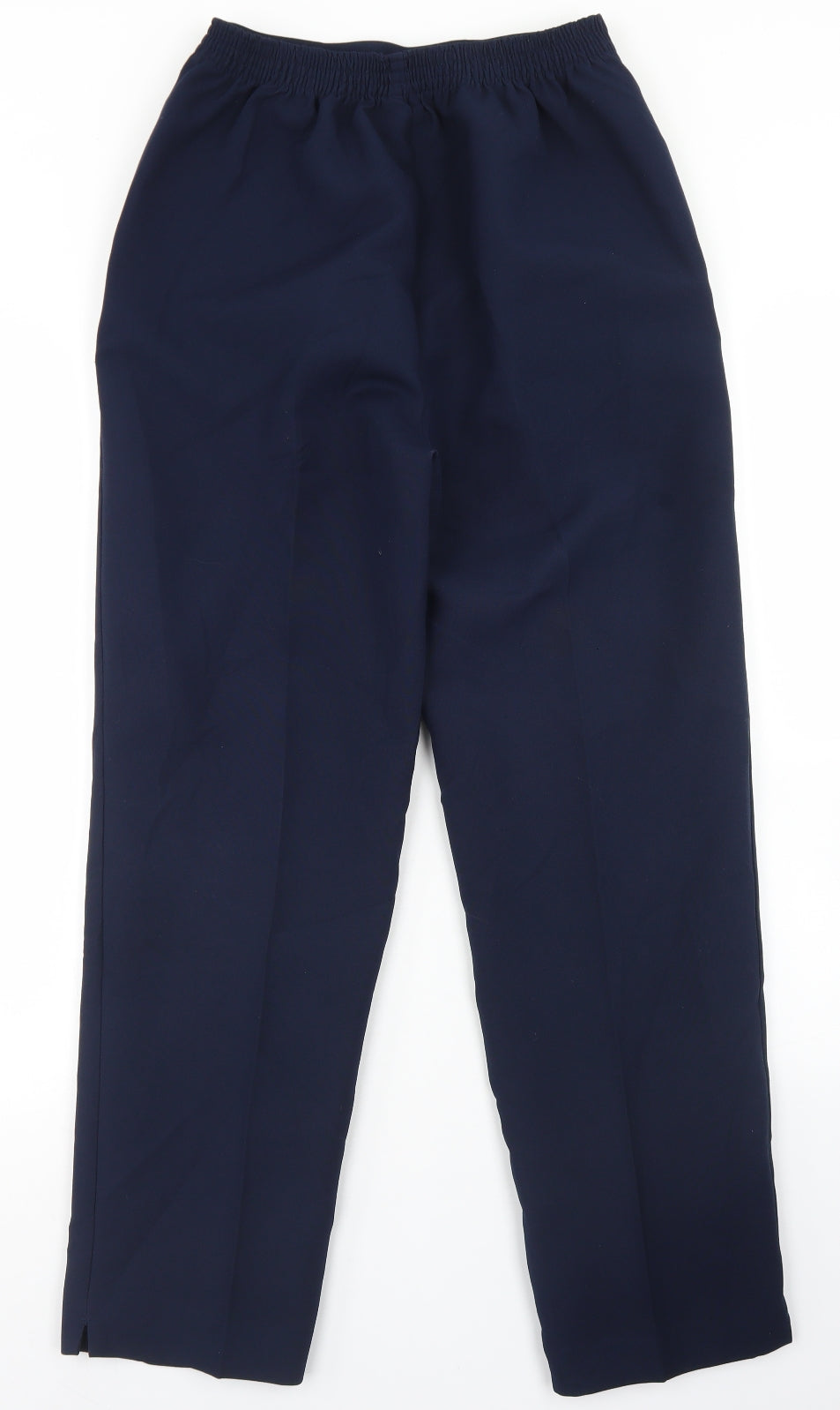 Womens UK Size 10 Amber Regular Fit Dress Pants Blue Trousers