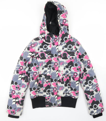 Womens UK Size S Only Pink Parka Coat