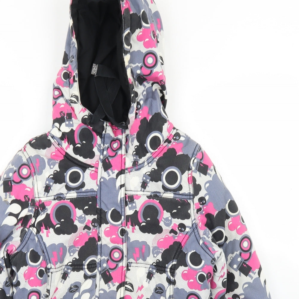 Womens UK Size S Only Pink Parka Coat