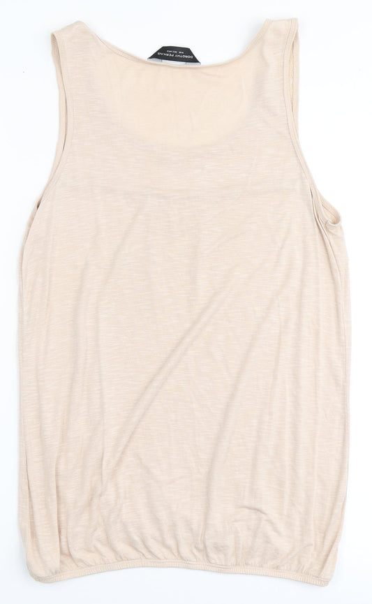 Womens UK Size 8 Dorothy Perkins Pink Basic Tank