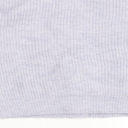 Candy Couture Girls Purple V-Neck  Acrylic Cardigan Jumper Size 13 Years  Button