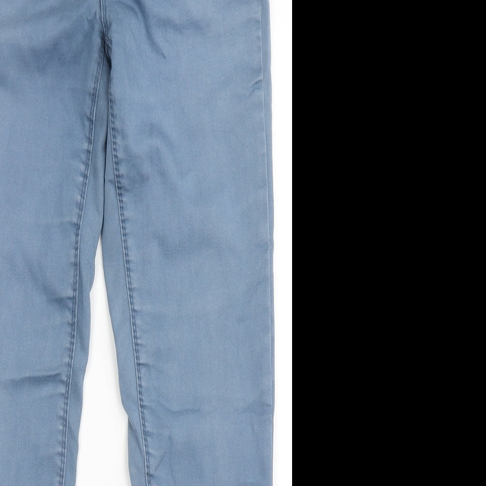 Dunnes Stores Womens Blue  Cotton Skinny Jeans Size 12 L27 in Regular Button