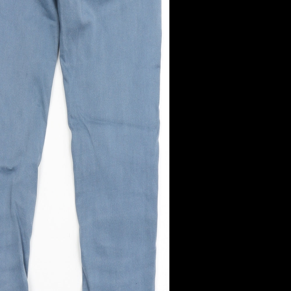 Dunnes Stores Womens Blue  Cotton Skinny Jeans Size 12 L27 in Regular Button