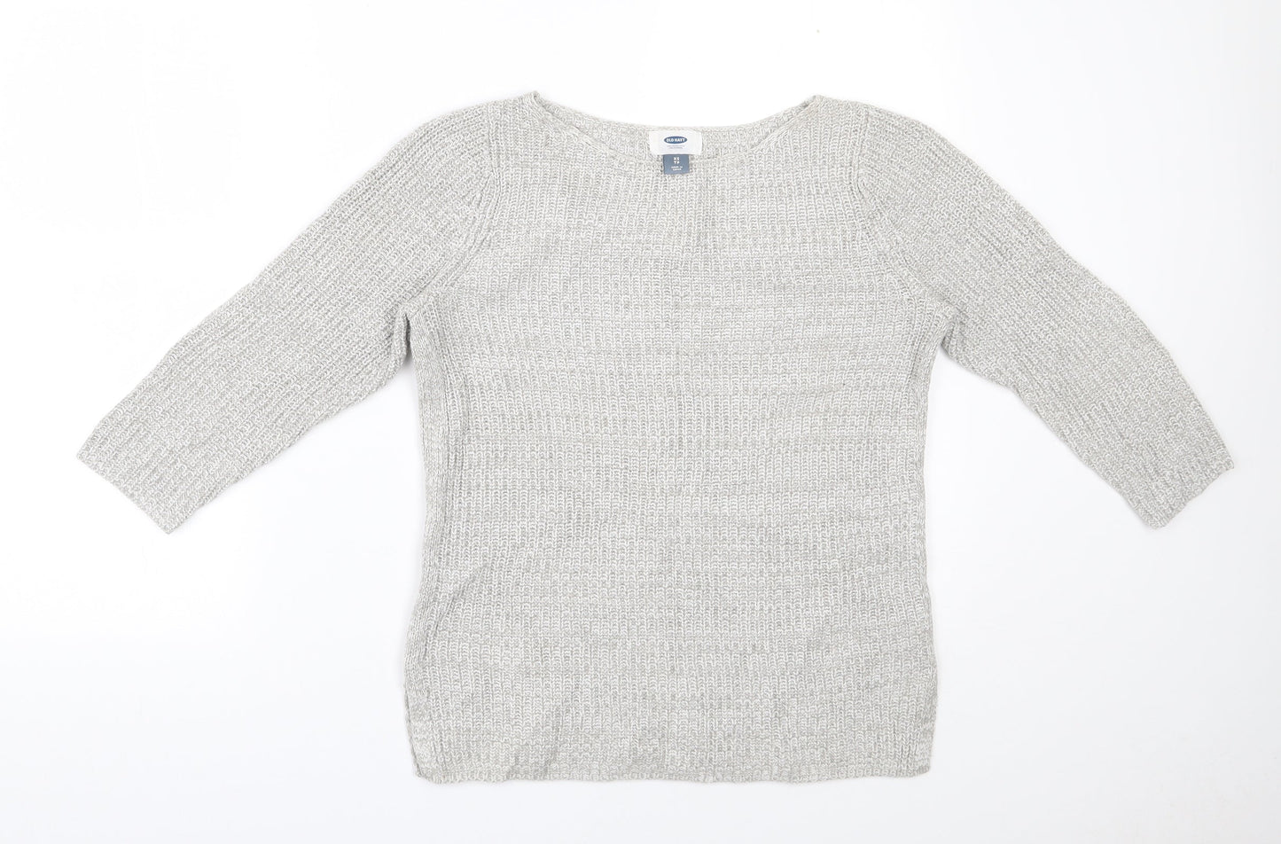 Womens UK Size XS Old Navy Grey Pullover Jumper
