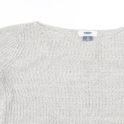 Womens UK Size XS Old Navy Grey Pullover Jumper