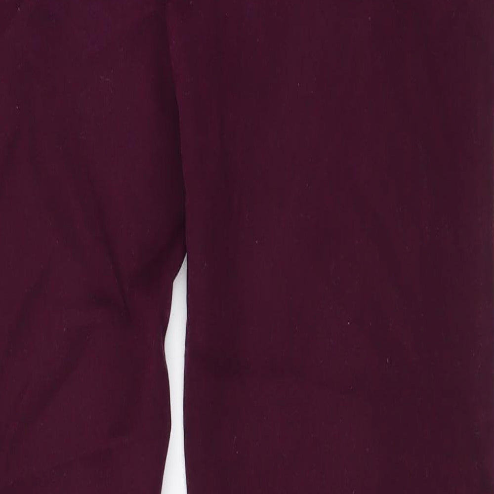 Love, Fire Womens Purple  Cotton Skinny Jeans Size 10 L28 in Slim Zip