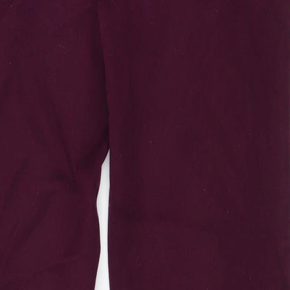 Love, Fire Womens Purple  Cotton Skinny Jeans Size 10 L28 in Slim Zip