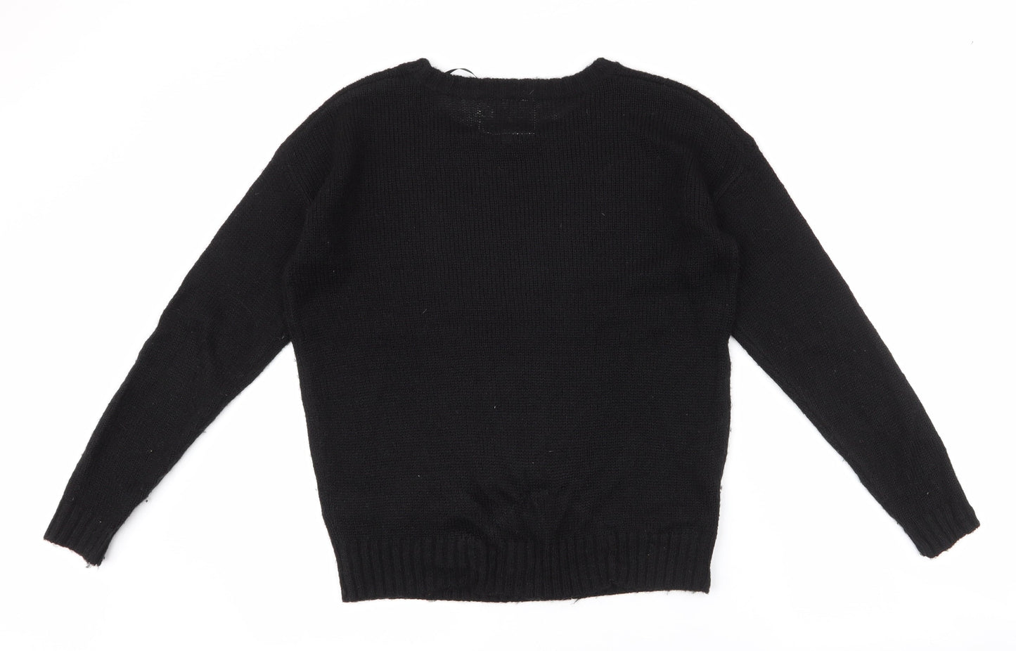 Womens UK Size 8 New Look Black Pullover Jumper
