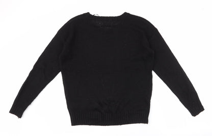 Womens UK Size 8 New Look Black Pullover Jumper