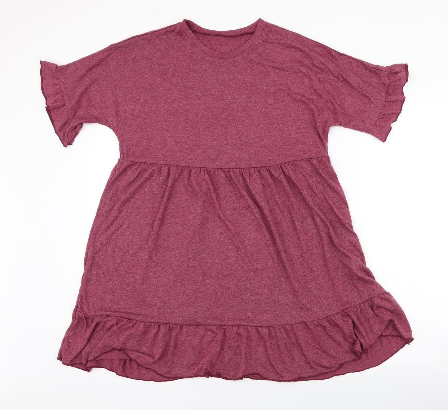 SheIn Womens Purple  Polyester Skater Dress  Size XS  Round Neck Pullover