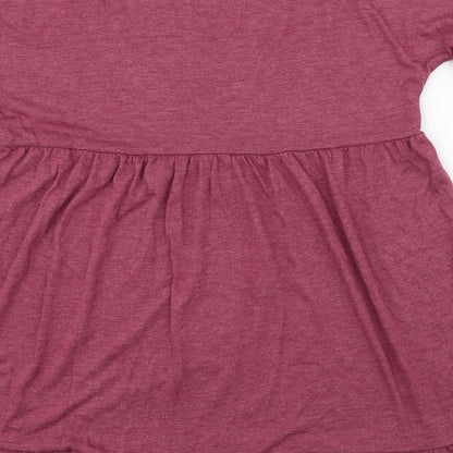 SheIn Womens Purple  Polyester Skater Dress  Size XS  Round Neck Pullover