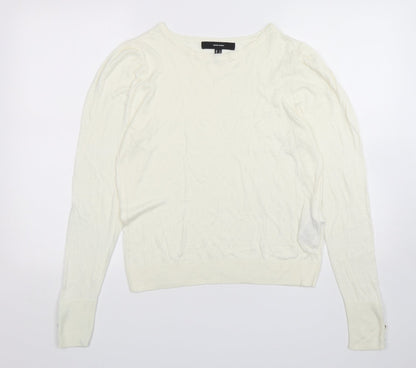 Womens UK Size M VERO MODA Ivory Pullover Jumper