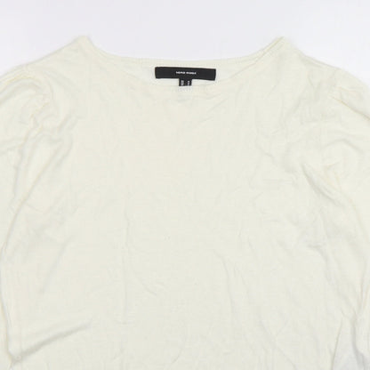 Womens UK Size M VERO MODA Ivory Pullover Jumper