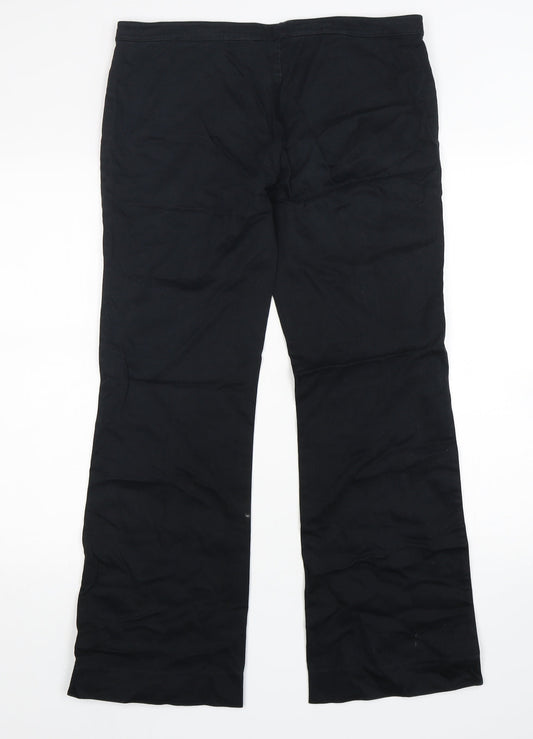 Womens UK Size 36 in Preworn Regular Fit  Black Trousers