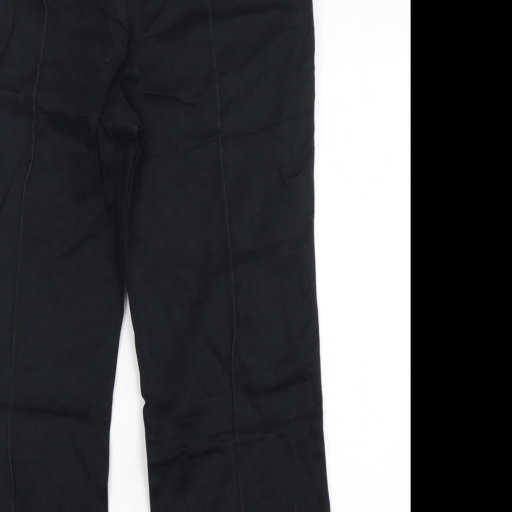 Womens UK Size 36 in Preworn Regular Fit  Black Trousers