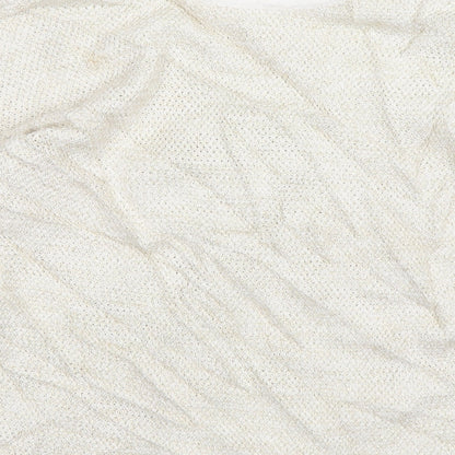 Sud Express Womens Beige  Cotton Top Pyjama Top Size 8