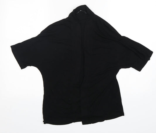 George Womens Black V-Neck  Viscose Cardigan Jumper Size 12