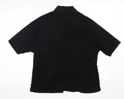 George Womens Black V-Neck  Viscose Cardigan Jumper Size 12