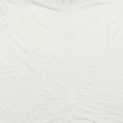 Womens UK Size 14 NEXT White Pullover Jumper