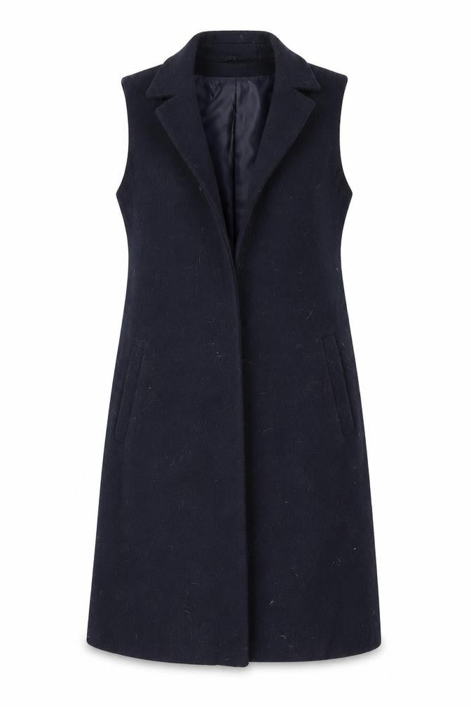 Womens UK Size 10 New Look Blue Overcoat