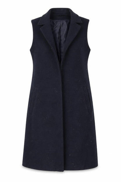 Womens UK Size 10 New Look Blue Overcoat