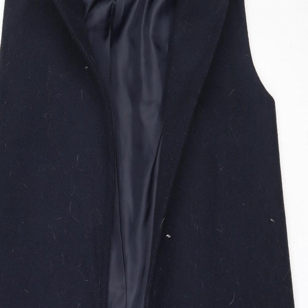 Womens UK Size 10 New Look Blue Overcoat