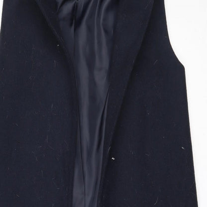 Womens UK Size 10 New Look Blue Overcoat