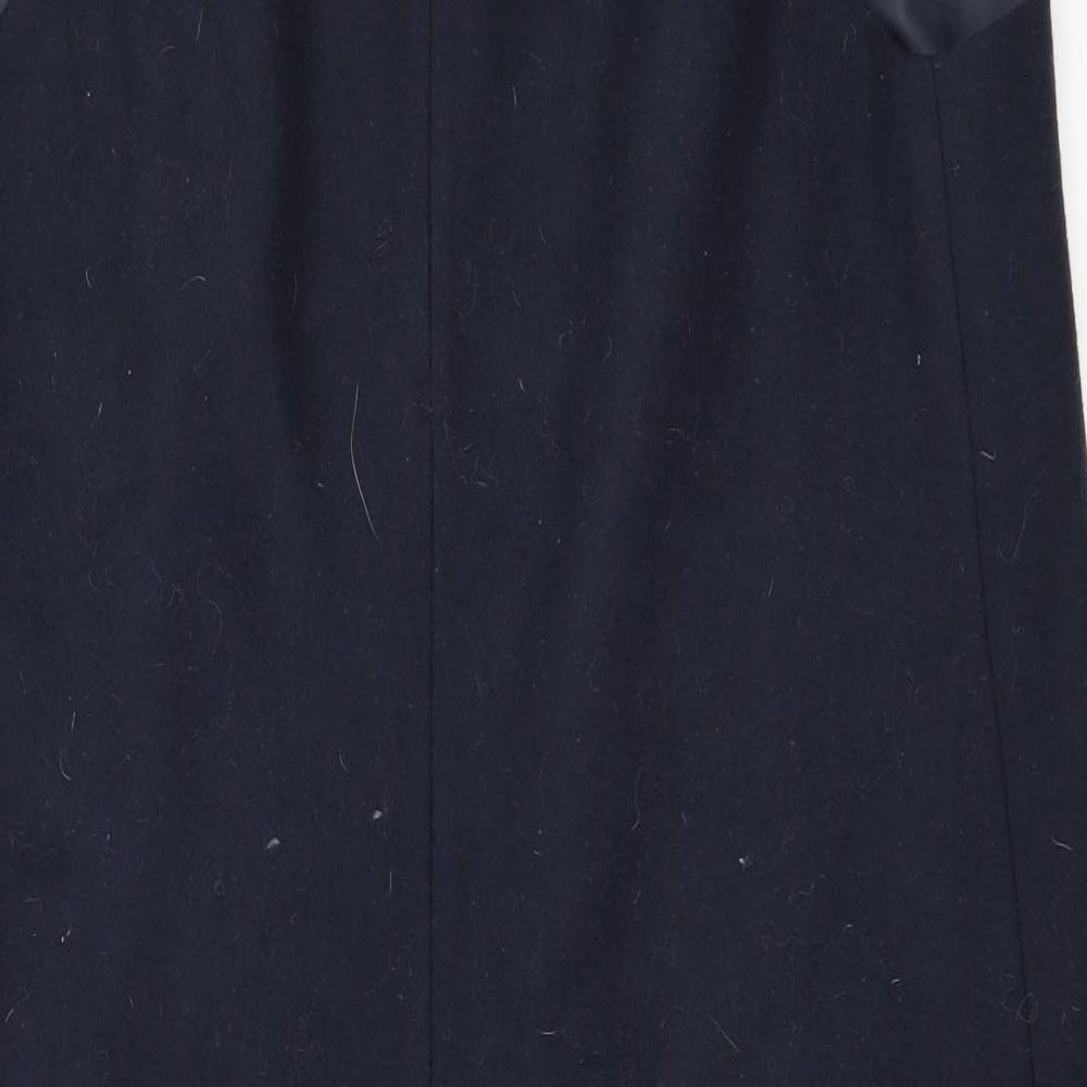 Womens UK Size 10 New Look Blue Overcoat