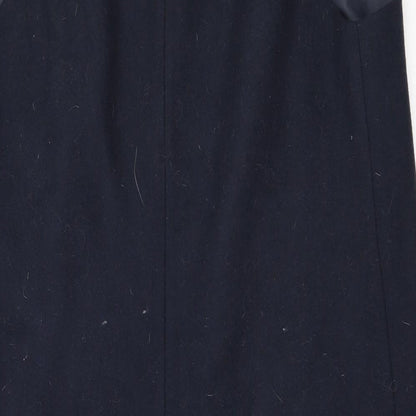 Womens UK Size 10 New Look Blue Overcoat