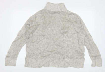 Womens UK Size M New Look Beige Pullover Jumper