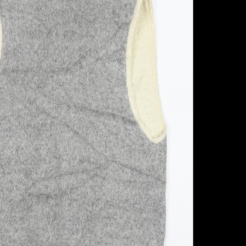 Womens UK Size S FOREVER 21 Grey Cardigan Jumper
