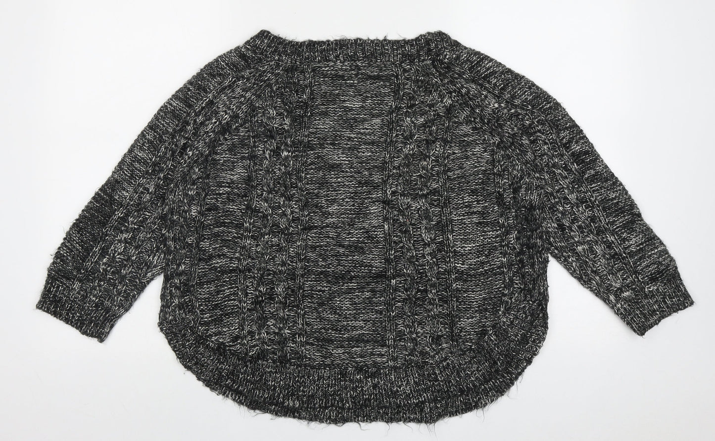 Womens UK Size S Oasis Black Pullover Jumper