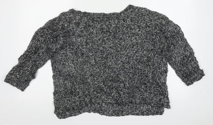 Womens UK Size 12 Atmosphere Black Pullover Jumper