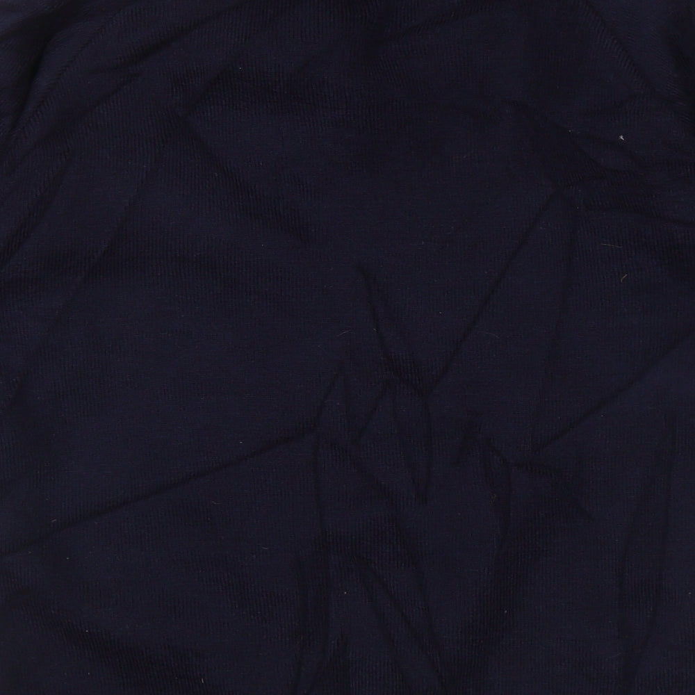 Rowlinson Courtelle Mens Blue V-Neck  Acrylic Pullover Jumper Size S