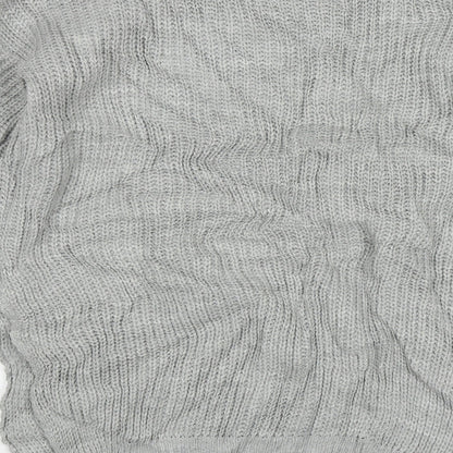 Womens UK Size M PRETTYLITTLETHING Grey Pullover Jumper