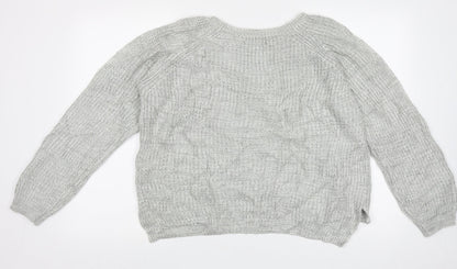 Womens UK Size 12 Atmosphere Grey Pullover Jumper