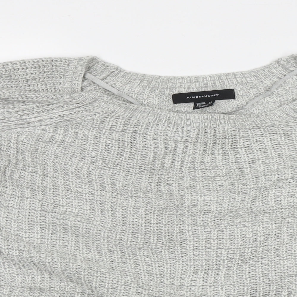 Womens UK Size 12 Atmosphere Grey Pullover Jumper