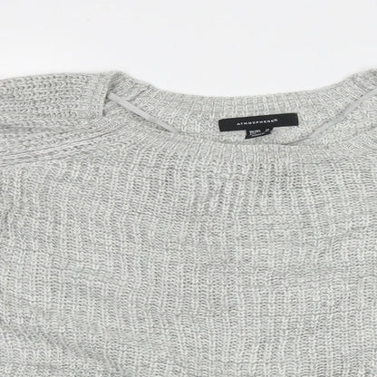Womens UK Size 12 Atmosphere Grey Pullover Jumper