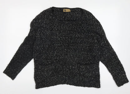 Womens UK Size M Katsumi Black Pullover Jumper