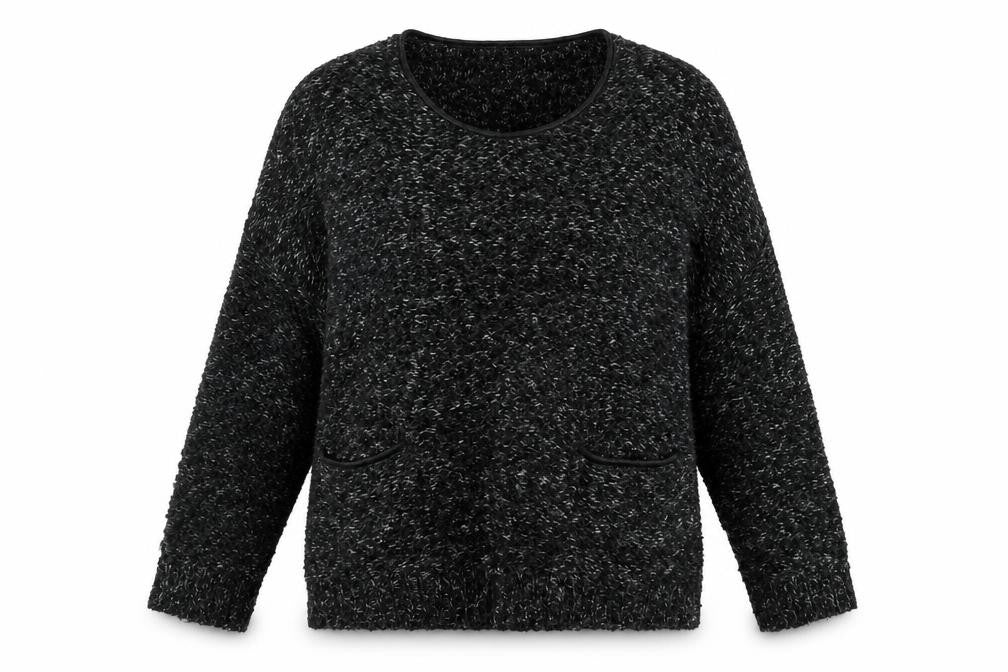 Womens UK Size M Katsumi Black Pullover Jumper