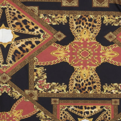 capsule Womens Multicoloured Geometric Polyester Tunic T-Shirt Size 10 Crew Neck - Cold Shoulder