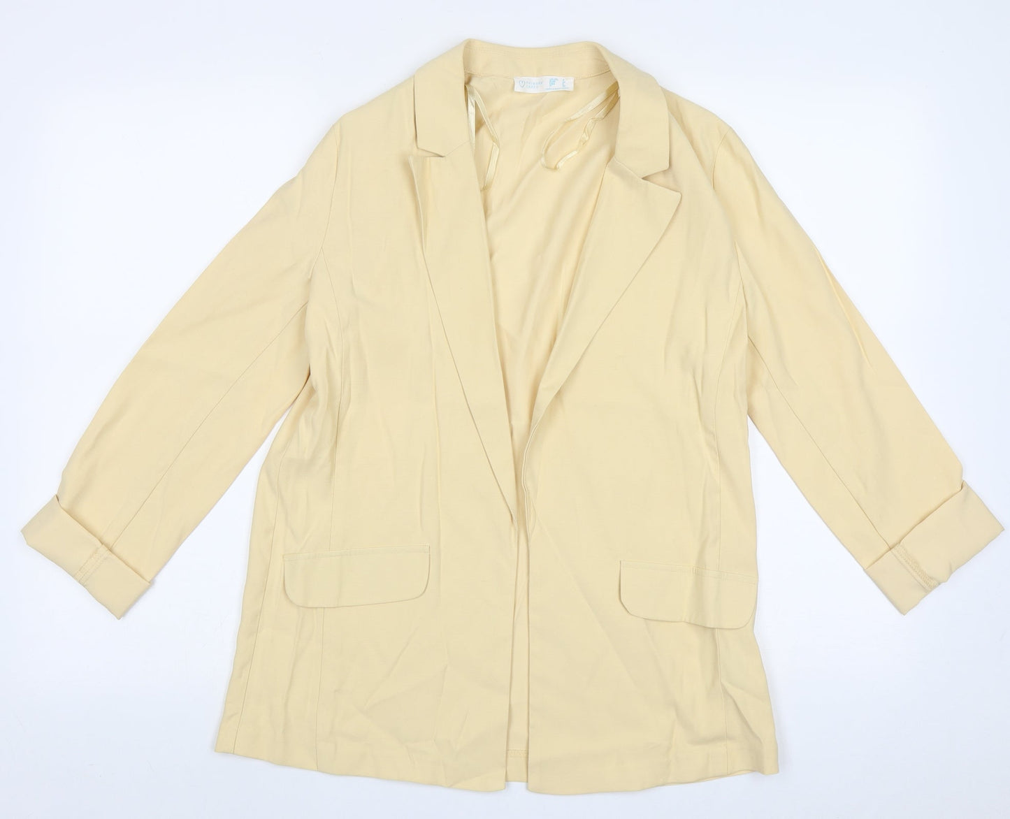 Primark Womens Yellow   Jacket Blazer Size 6